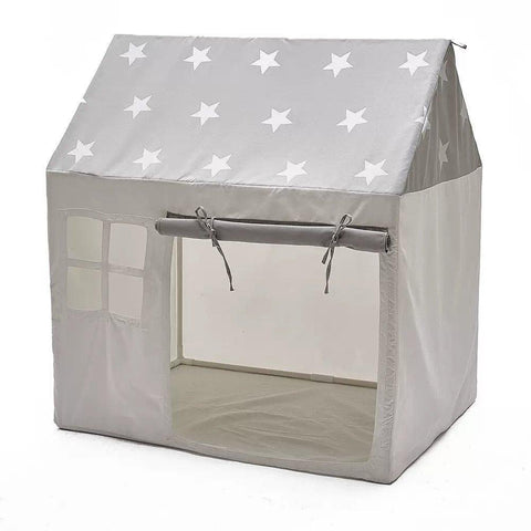HYGGE White Stars Grey Play Tent - Kids Haven