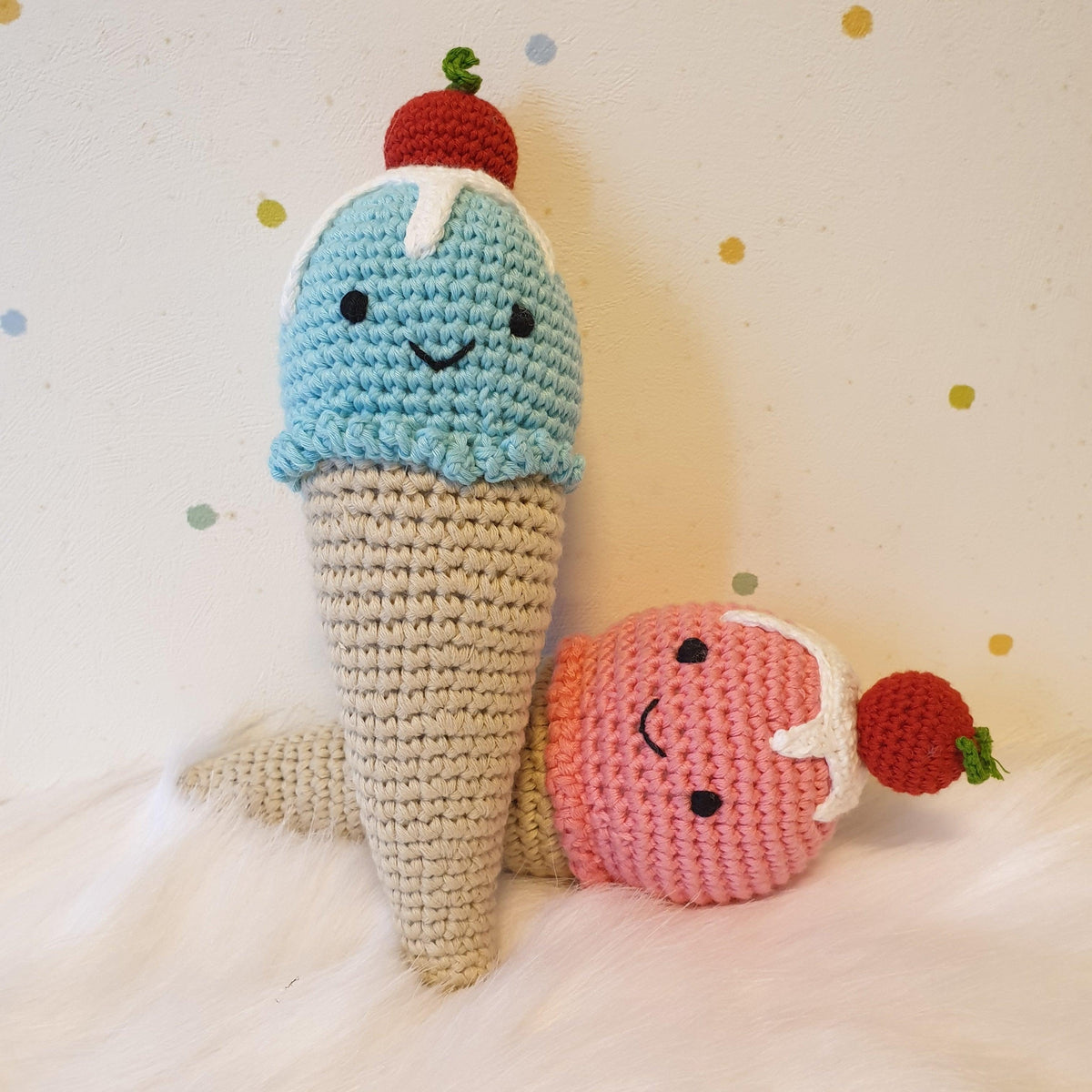 May's Hand Ice Cream Cone Crochet - Kids Haven