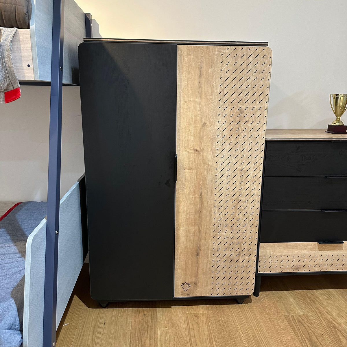 Cilek Black Small Wardrobe (Display) - Kids Haven