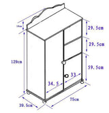 LEKEN Aero/Fairies Cabinet cum Shelves - Kids Haven