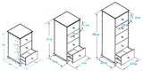 LEKEN Aero/Fairies Dresser (3 Heights) - Kids Haven
