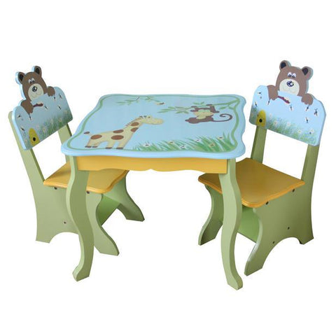 LEKEN Animal Table and Chairs Set
