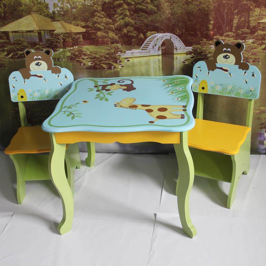 LEKEN Animal Table and Chairs Set - Kids Haven