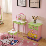 LEKEN Fairies Pink Dressing Table & Chair - Kids Haven