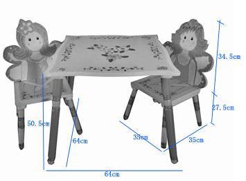 LEKEN Fairies Table and Chairs Set - Kids Haven