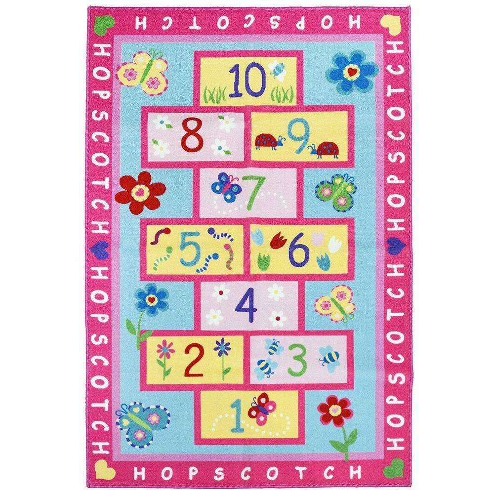 EFFEN Bugs & Butterflies Hopscotch Rug