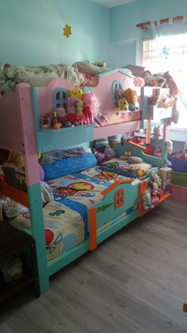 Oslo Little House Double Deck Bed - Kids Haven