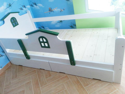 Oslo Little House Low Bed - Kids Haven