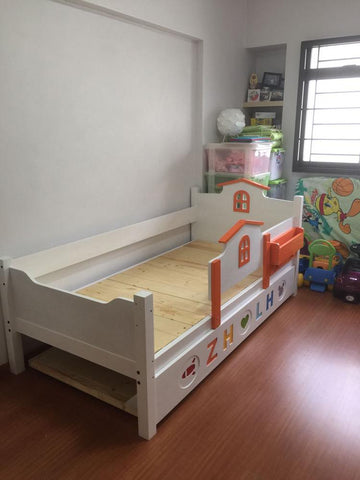 Oslo Little House Low Bed with Pullout - Kids Haven