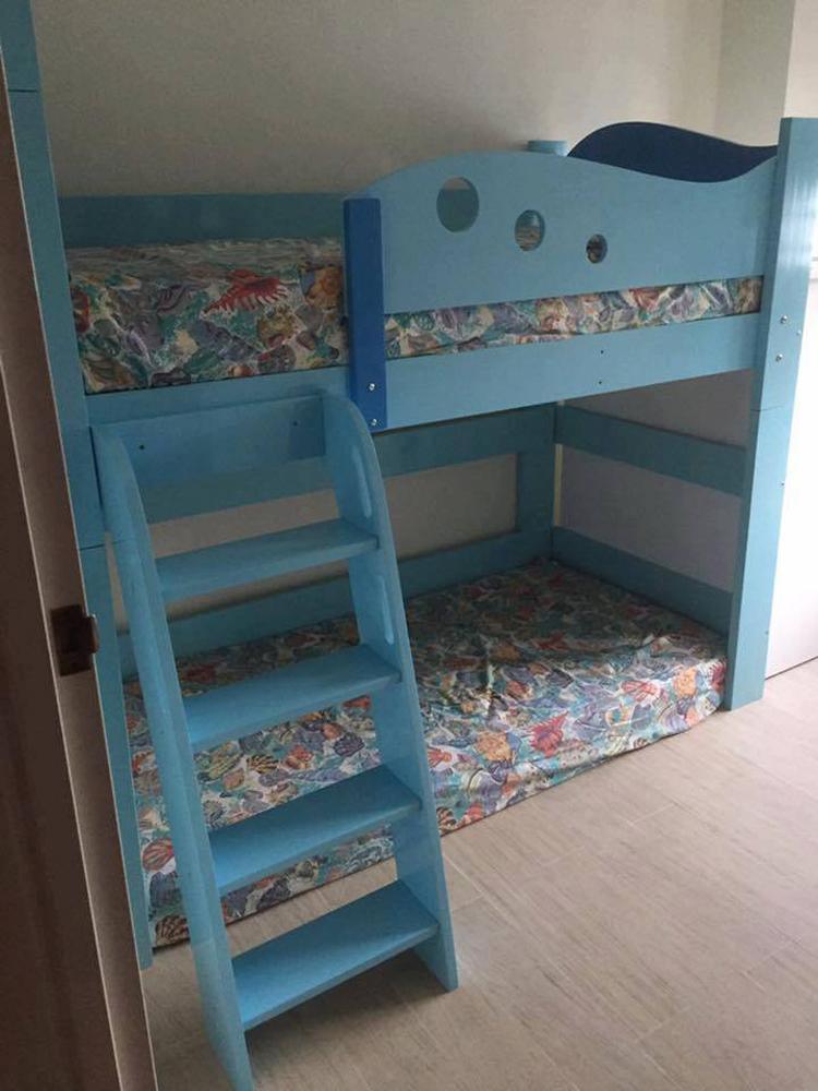 Oslo Little Whale Mid Loft Bed - Kids Haven