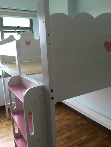 Oslo Princess Mid Loft Bed - Kids Haven