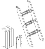 Maxtrix Low Loft Kit (legs and ladder) - Kids Haven
