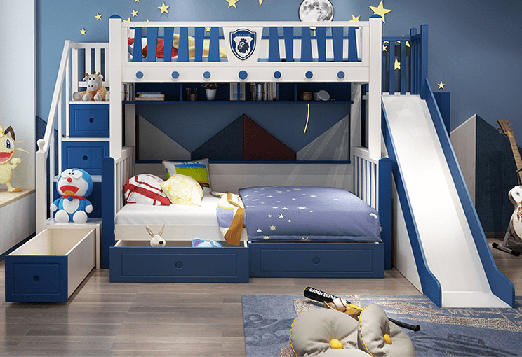 HB Rooms Slatted Bunk Bed (M02#) - Kids Haven
