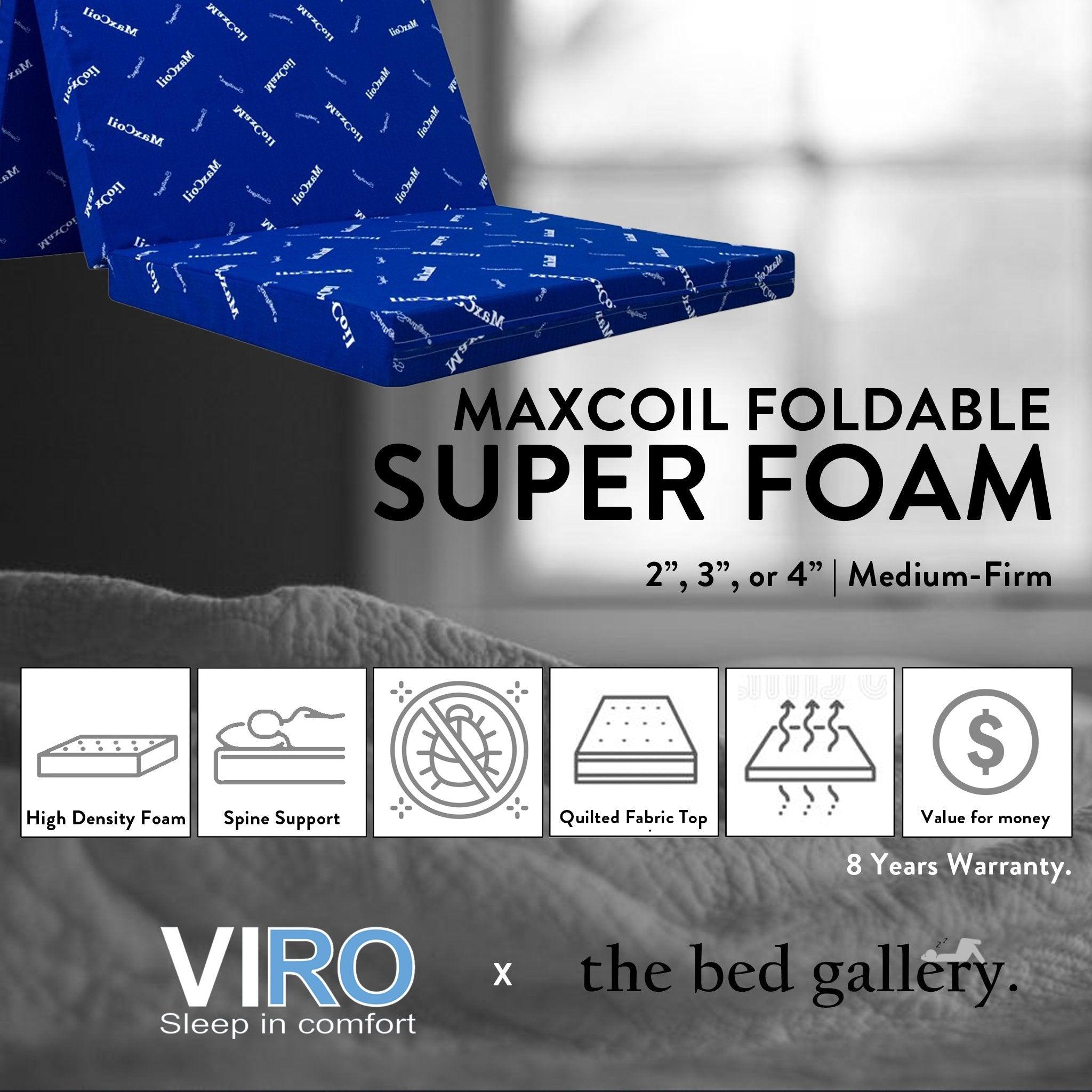 Maxcoil Foldable Foam Mattress