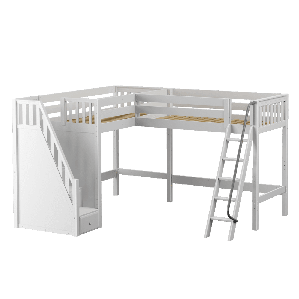 Maxtrix Corner High Loft Loft - with options - Kids Haven