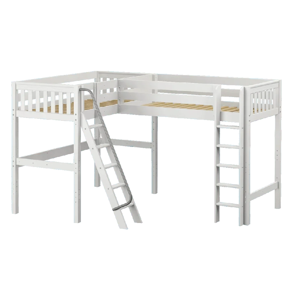 Maxtrix Corner High Loft Loft - with options - Kids Haven