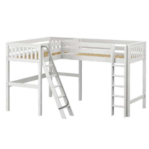 Maxtrix Corner High Loft Loft - with options - Kids Haven