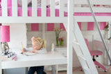 Maxtrix Corner High Loft Loft - with options - Kids Haven