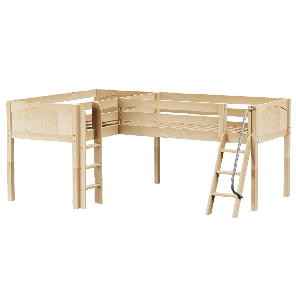 Maxtrix Corner Low Loft Loft - with options - Kids Haven
