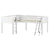 Maxtrix Corner Low Loft Loft - with options - Kids Haven
