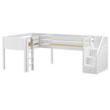 Maxtrix Corner Low Loft Loft - with options - Kids Haven