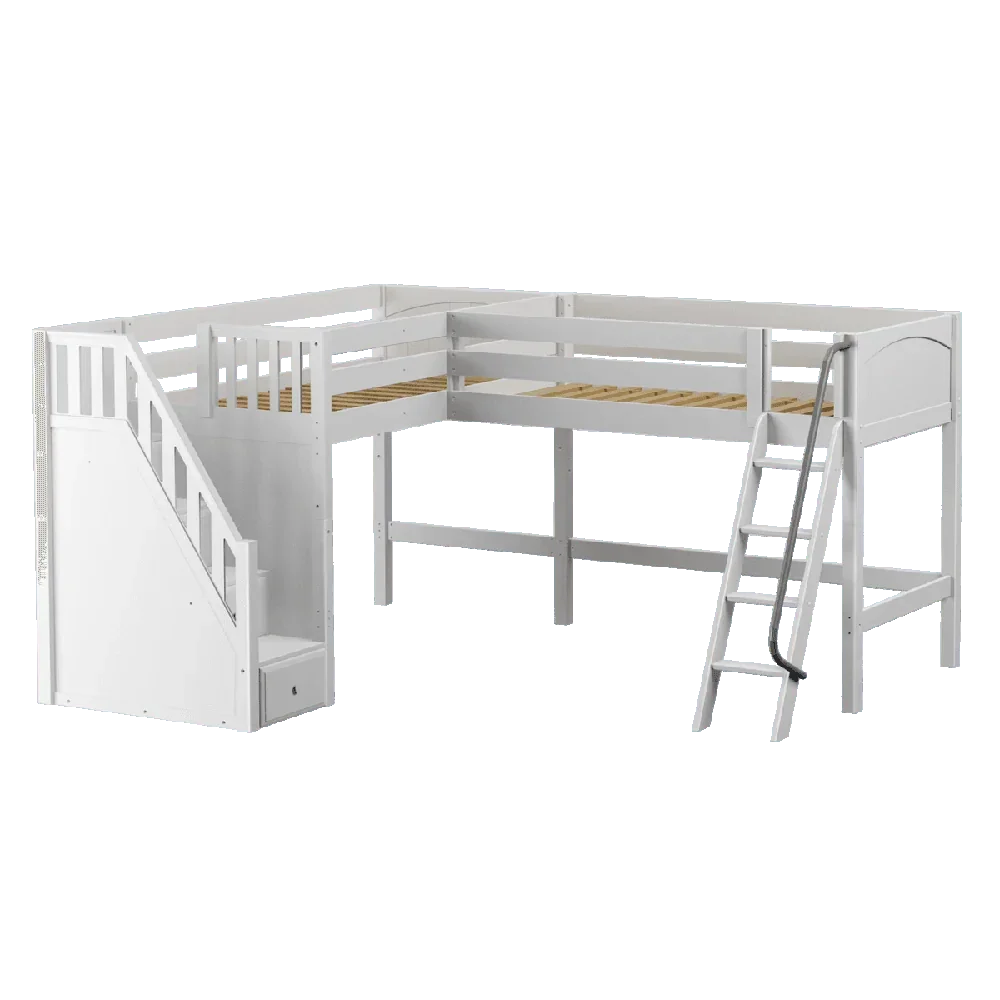 Maxtrix Corner Mid Loft Loft - with options - Kids Haven