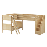 Maxtrix Corner Low Bunk Mid Loft - with options - Kids Haven