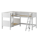 Maxtrix Corner Low Bunk Mid Loft - with options - Kids Haven
