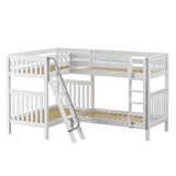 Maxtrix Corner Quad High Bunk - with options - Kids Haven