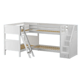 Maxtrix Corner Quad Low Bunk - with options - Kids Haven