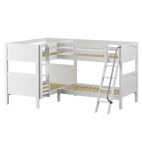 Maxtrix Corner Quad Low Bunk - with options - Kids Haven