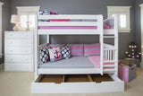 Maxtrix Basic High Bunk (Ladder or Staircase) - fabric options - Kids Haven