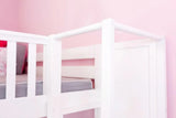 Maxtrix High Bunk w Slide Platform (Choose front or side) - Kids Haven