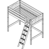 Maxtrix Basic High Loft (Ladder or Staircase) - Kids Haven