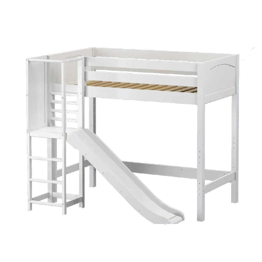 Maxtrix High Loft w Slide Platform (Choose front or side) - Kids Haven