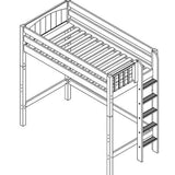 Maxtrix Basic High Loft (Ladder or Staircase) - Kids Haven