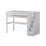 Maxtrix High Loft w Staircase w Table - Kids Haven