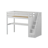 Maxtrix High Loft w Staircase w Table - Kids Haven