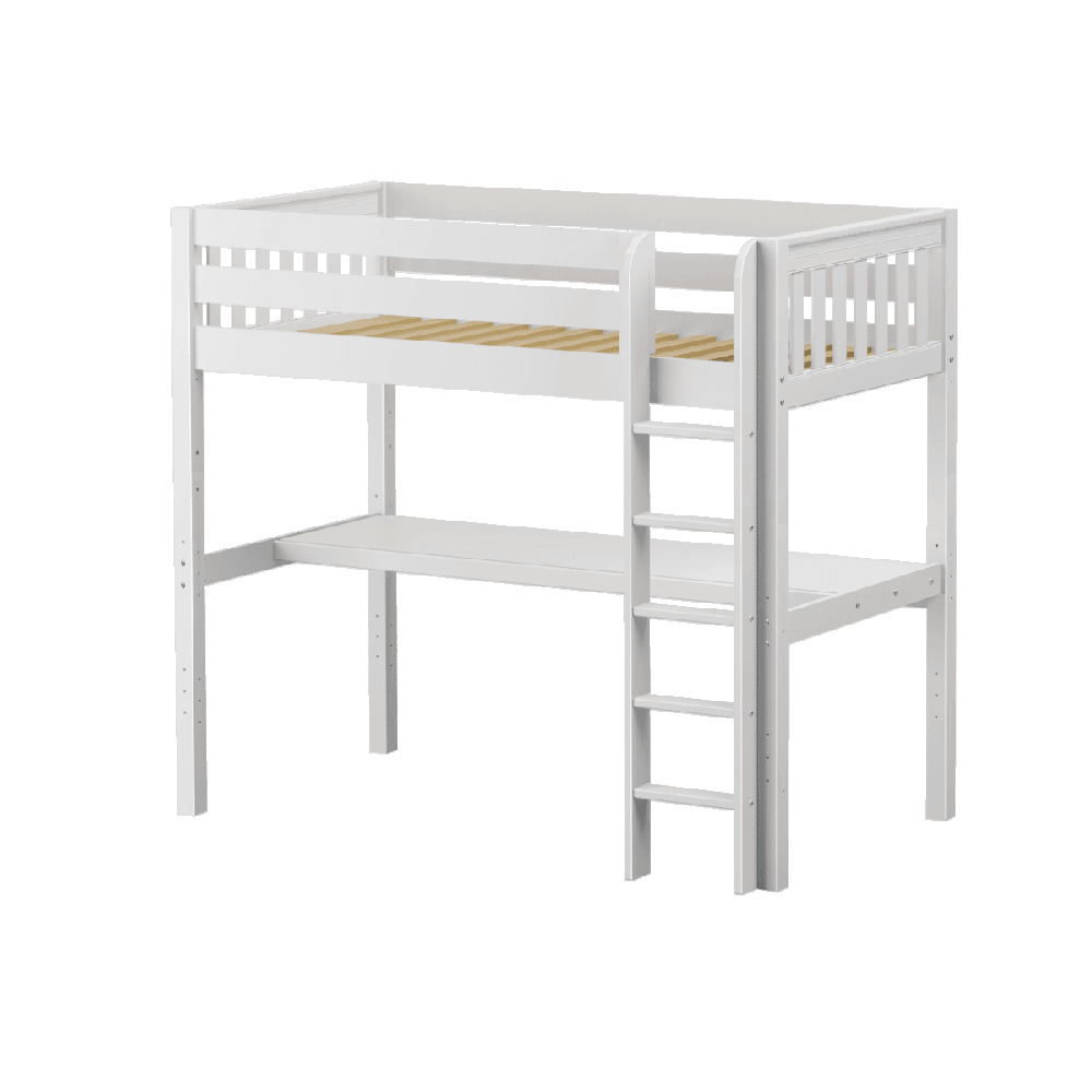 Maxtrix Ultra High Loft w Front Straight Ladder w Table - Kids Haven
