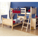 Maxtrix L-Shape Bed w Angled Ladder - Kids Haven