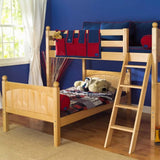 Maxtrix L-Shape Bed w Angled Ladder - Kids Haven