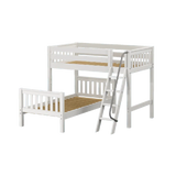 Maxtrix L-Shape Bed w Angled Ladder - Kids Haven