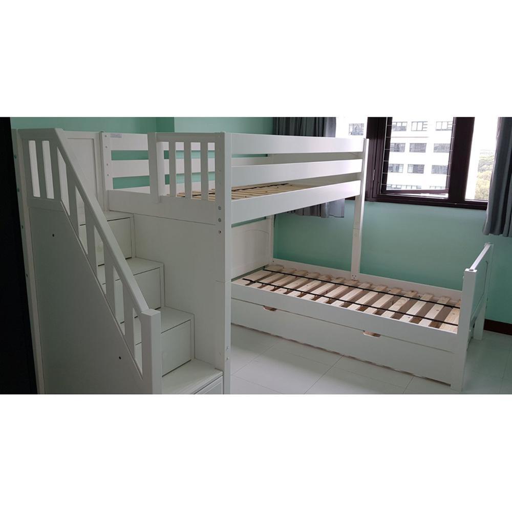 Maxtrix L-Shape Bed w Staircase - Kids Haven