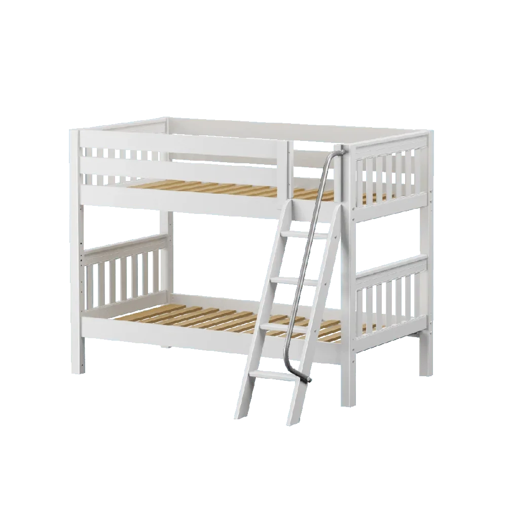 Maxtrix Basic Low Bunk (Ladder or Staircase) - fabric options - Kids Haven