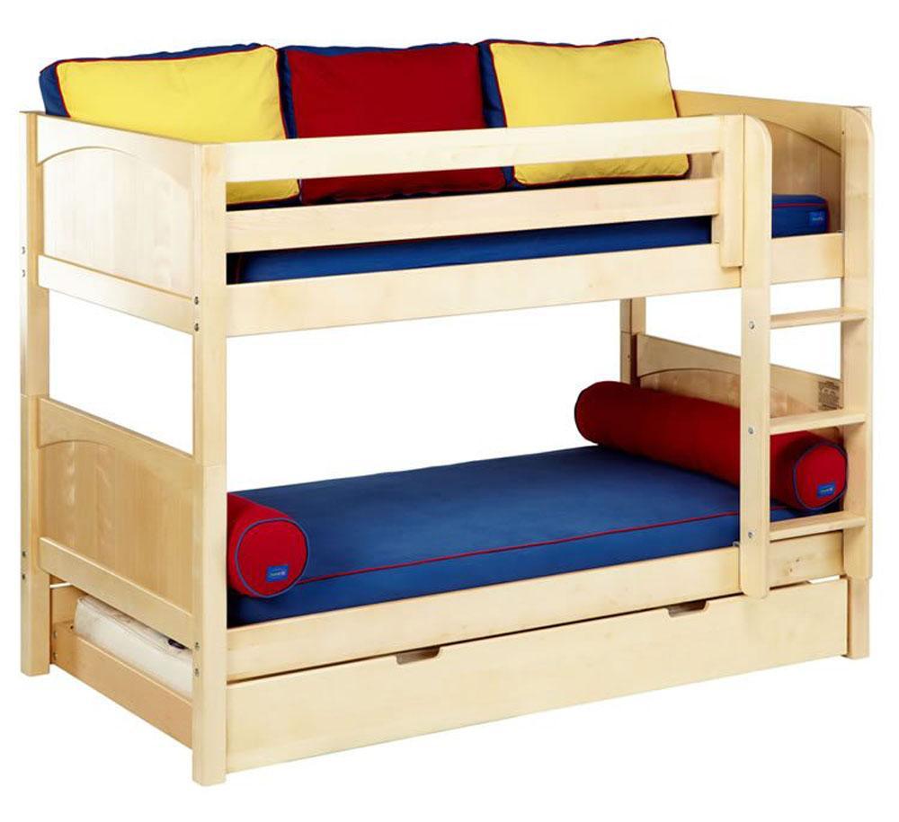 Maxtrix Low Bunk w Mounted Ladder (w Pullout)