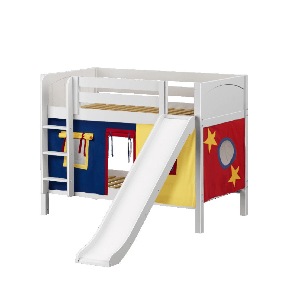 Maxtrix Low Bunk w Front Slide (Ladder or Staircase) - Kids Haven