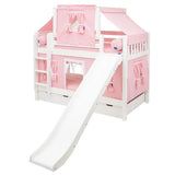 Maxtrix Low Bunk w Front Slide (Ladder or Staircase) - Kids Haven