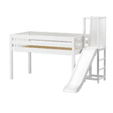 Maxtrix Low Loft w Slide Platform (Choose front or side) - Kids Haven