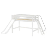Maxtrix Mid Loft w Front Slide (Ladder or Staircase) - fabric options - Kids Haven