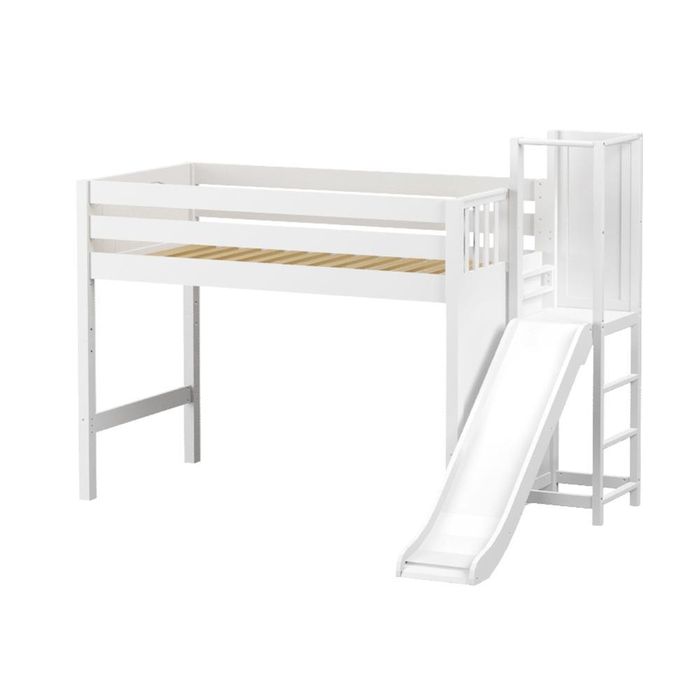 Maxtrix Mid Loft w Slide Platform (Choose front or side) - Kids Haven